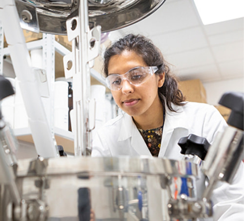 Scientist in lab